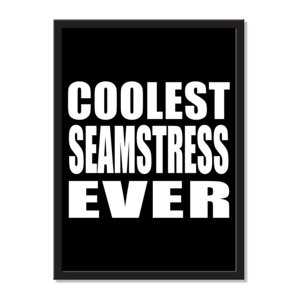 Coolest Seamstress Ever - Portrait Frame Photo Tile
