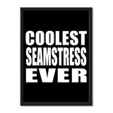 Coolest Seamstress Ever - Portrait Frame Photo Tile