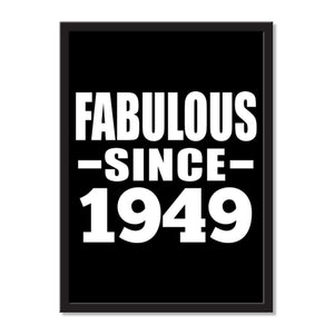 Fabulous Since 1949 - Portrait Frame Photo Tile