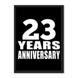 23 Years Anniversary - Portrait Frame Photo Tile
