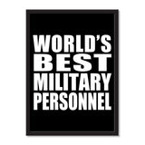 World's Best Military Personnel - Portrait Frame Photo Tile