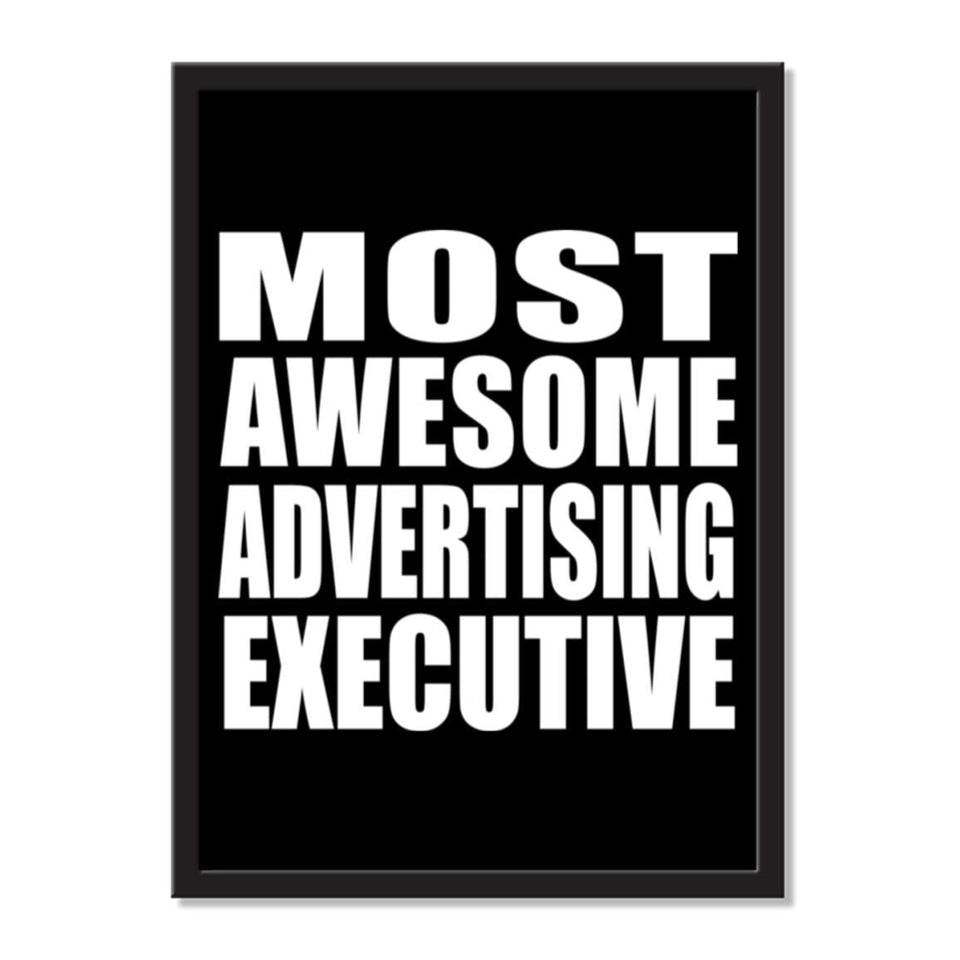 Most Awesome Advertising Executive - Portrait Frame Photo Tile