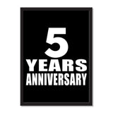 5 Years Anniversary - Portrait Frame Photo Tile