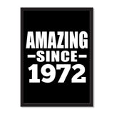 Amazing Since 1972 - Portrait Frame Photo Tile