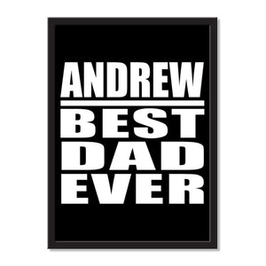 Andrew Best Dad Ever - Portrait Frame Photo Tile