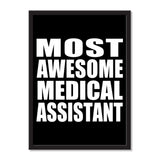 Most Awesome Medical Assistant - Portrait Frame Photo Tile