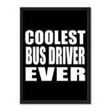 Coolest Bus Driver Ever - Portrait Frame Photo Tile