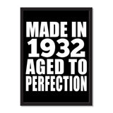 Made In 1932 Aged to Perfection - Portrait Frame Photo Tile