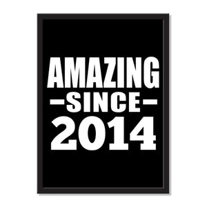 Amazing Since 2014 - Portrait Frame Photo Tile
