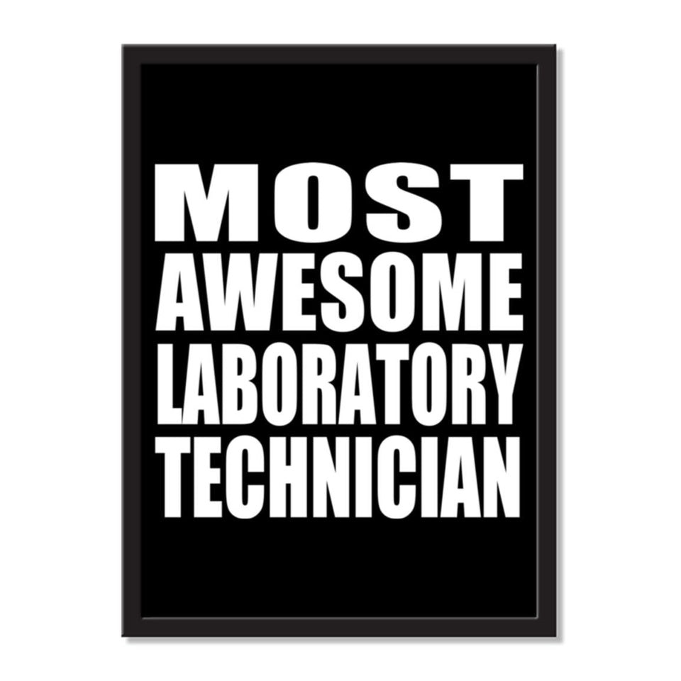 Most Awesome Laboratory Technician - Portrait Frame Photo Tile