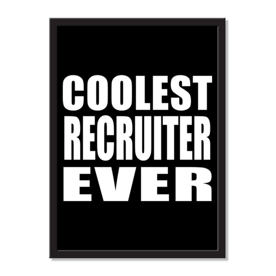 Coolest Recruiter Ever - Portrait Frame Photo Tile