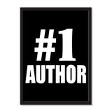 Number One #1 Author - Portrait Frame Photo Tile