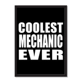Coolest Mechanic Ever - Portrait Frame Photo Tile