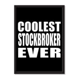 Coolest Stockbroker Ever - Portrait Frame Photo Tile