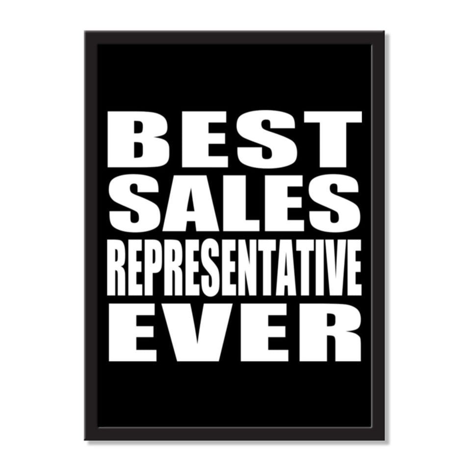 Best Sales Representative Ever - Portrait Frame Photo Tile