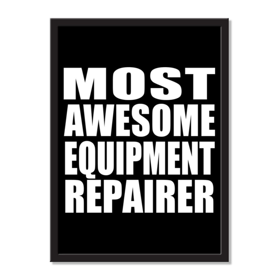 Most Awesome Equipment Repairer - Portrait Frame Photo Tile
