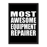 Most Awesome Equipment Repairer - Portrait Frame Photo Tile