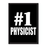 Number One #1 Physicist - Portrait Frame Photo Tile