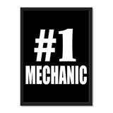 Number One #1 Mechanic - Portrait Frame Photo Tile
