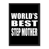 World's Best Step Mother - Portrait Frame Photo Tile