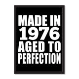 Made In 1976 Aged to Perfection - Portrait Frame Photo Tile