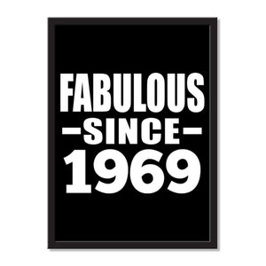 Fabulous Since 1969 - Portrait Frame Photo Tile