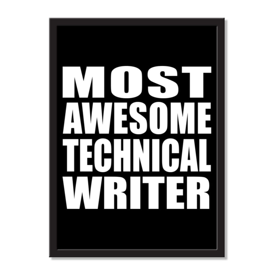 Most Awesome Technical Writer - Portrait Frame Photo Tile