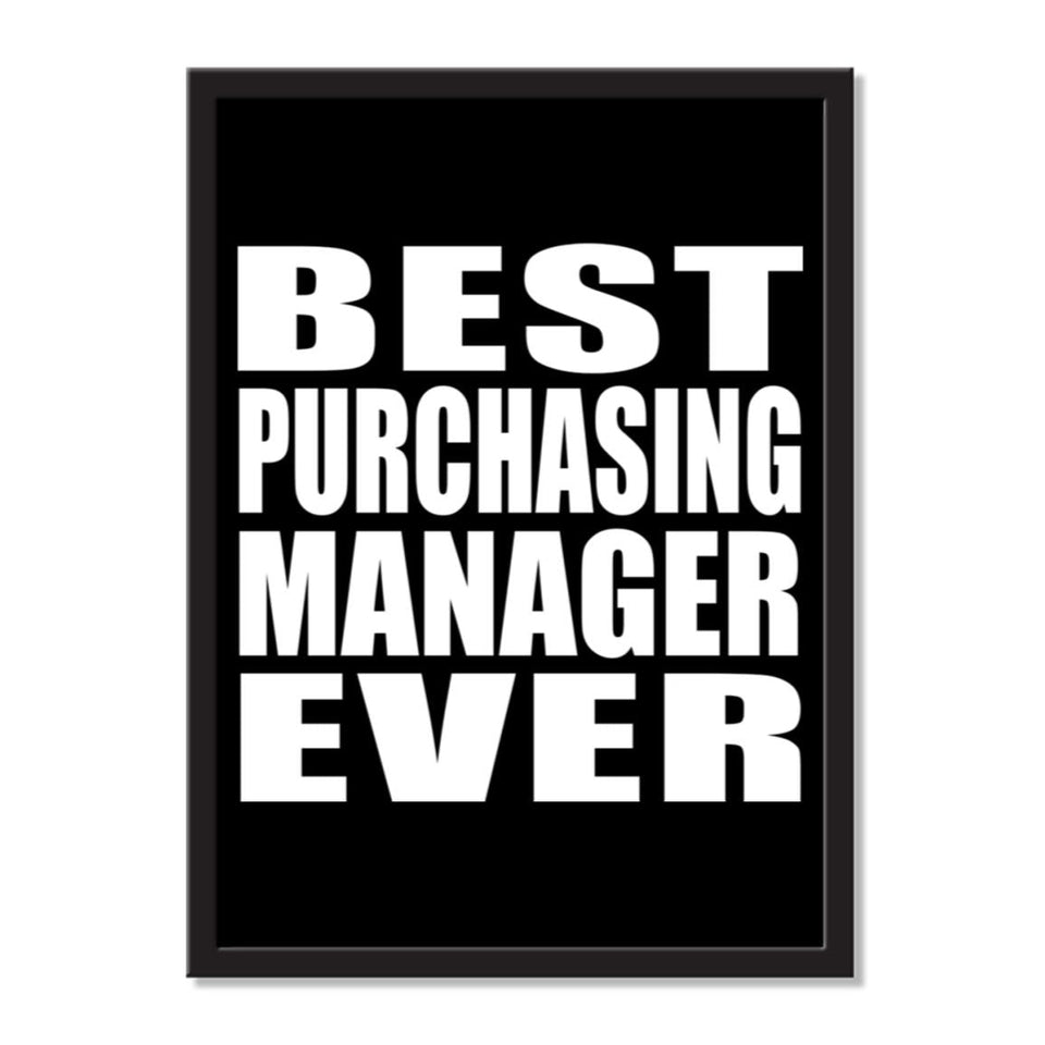Best Purchasing Manager Ever - Portrait Frame Photo Tile