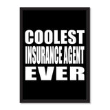 Coolest Insurance Agent Ever - Portrait Frame Photo Tile