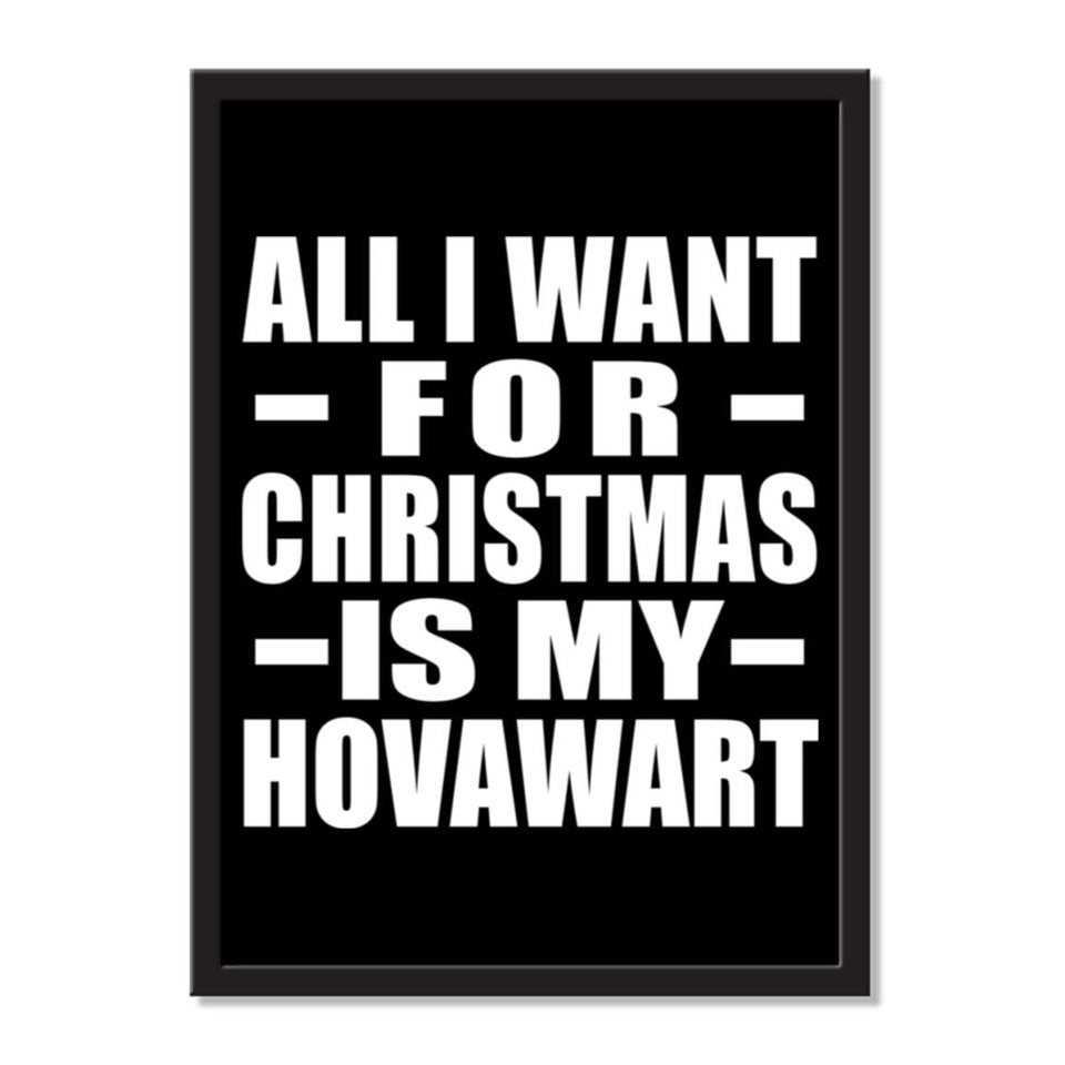 All I Want For Christmas Is My Hovawart - Portrait Frame Photo Tile