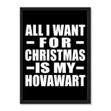 All I Want For Christmas Is My Hovawart - Portrait Frame Photo Tile
