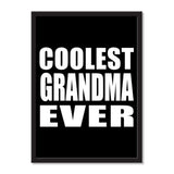 Coolest Grandma Ever - Portrait Frame Photo Tile
