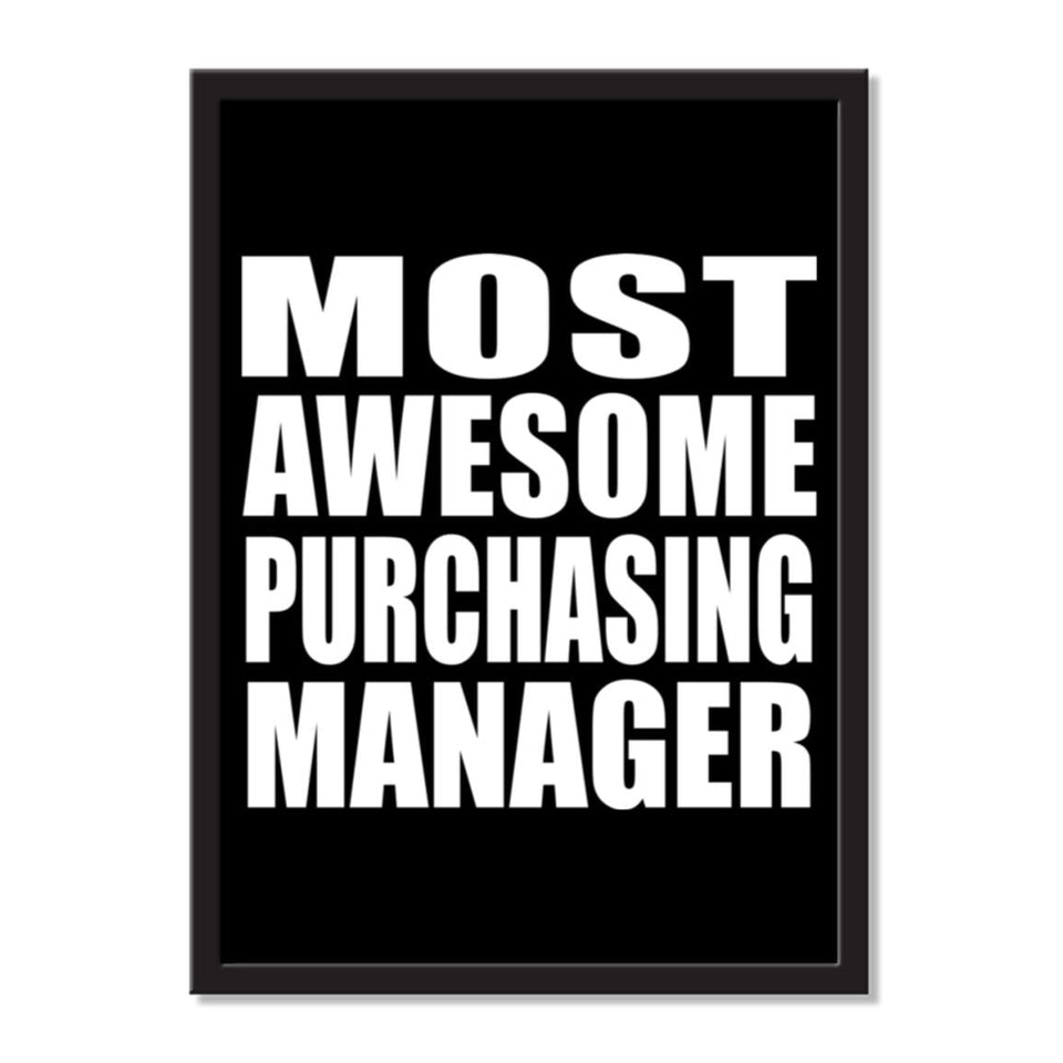Most Awesome Purchasing Manager - Portrait Frame Photo Tile