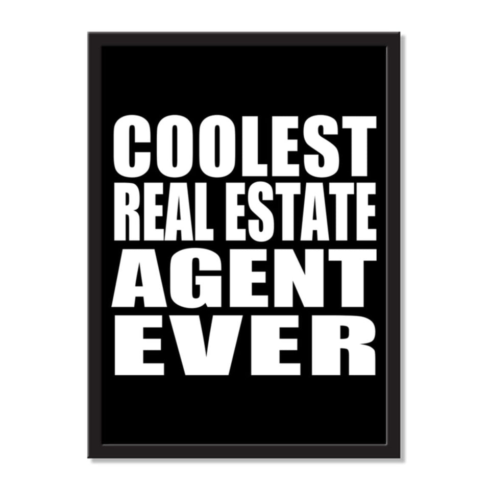 Coolest Real Estate Agent Ever - Portrait Frame Photo Tile