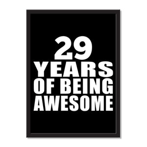 29 Years Of Being Awesome - Portrait Frame Photo Tile