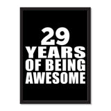 29 Years Of Being Awesome - Portrait Frame Photo Tile