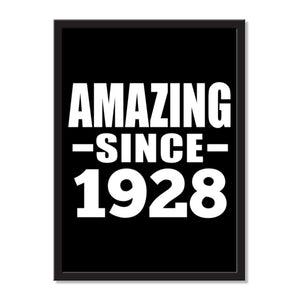 Amazing Since 1928 - Portrait Frame Photo Tile