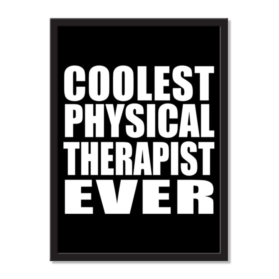 Coolest Physical Therapist Ever - Portrait Frame Photo Tile