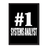 Number One #1 Systems Analyst - Portrait Frame Photo Tile