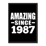 Amazing Since 1987 - Portrait Frame Photo Tile