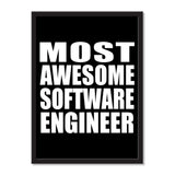 Most Awesome Software Engineer - Portrait Frame Photo Tile