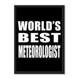 World's Best Meteorologist - Portrait Frame Photo Tile