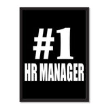 Number One #1 Hr Manager - Portrait Frame Photo Tile
