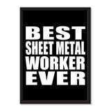 Best Sheet Metal Worker Ever - Portrait Frame Photo Tile
