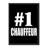 Number One #1 Chauffeur - Portrait Frame Photo Tile