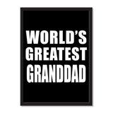 World's Greatest Granddad - Portrait Frame Photo Tile