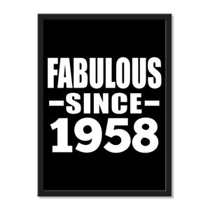 Fabulous Since 1958 - Portrait Frame Photo Tile
