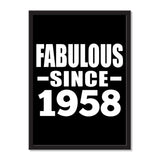 Fabulous Since 1958 - Portrait Frame Photo Tile