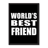 World's Best Friend - Portrait Frame Photo Tile