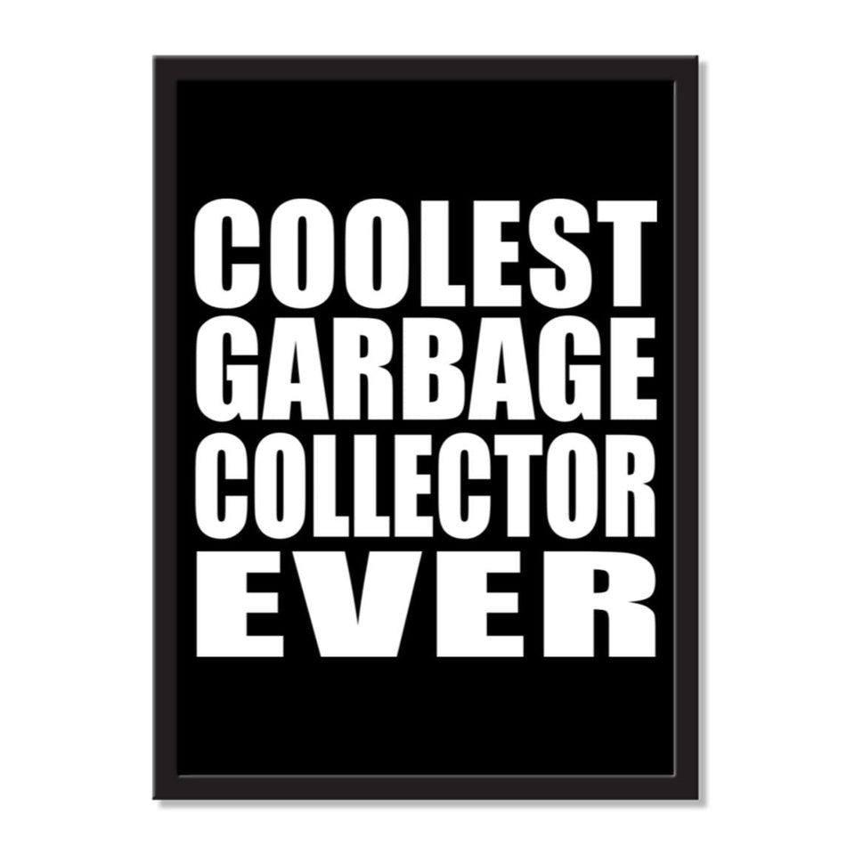 Coolest Garbage Collector Ever - Portrait Frame Photo Tile